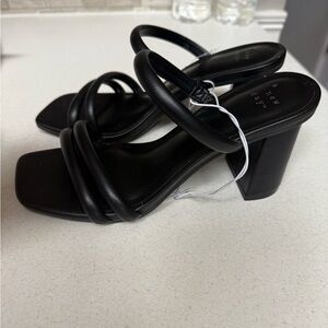 Target Black Block Heel Sandals